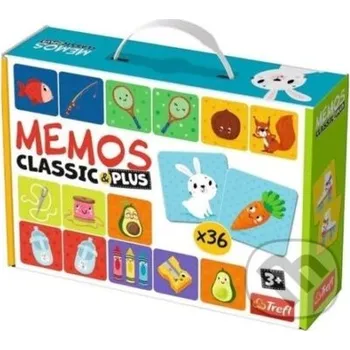 Desková hra Pexeso Classic&Plus Logic 3v1 - Trefl Trefl