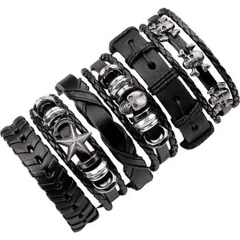 Náramek Predator Q1 Kožený náramek sada 6 ks H2356/V