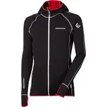 PROGRESS Progress Torez HOODY pánská funkční sportovní mikina s kapucí, černá/červená velikost L