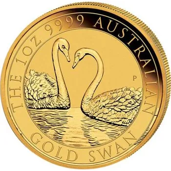 Zlatá mince 1 Oz Australian Swan (Labuť černá) 2022