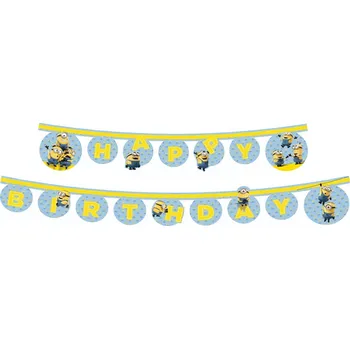 GoDan Girlanda Happy Birthday "Blázniví Mimoni"