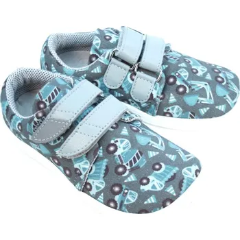 Dívčí tenisky Beda Barefoot tenisky Trucks BF 0001/TEX/W EUR 25
