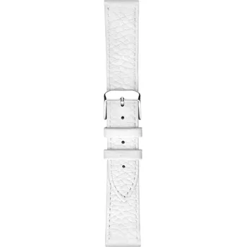 Řemínek na hodinky Kožený řemínek na hodinky 24 mm bílý