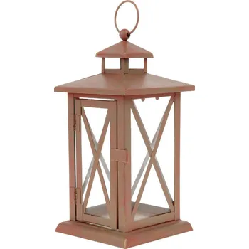 Lucerna Lucerna kovová barva antik červená