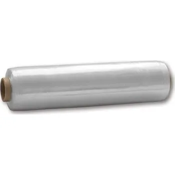 Obalový materiál Stretch fólie předepnutá - 1,66kg, 7mic, 43cm, 600m, čirá