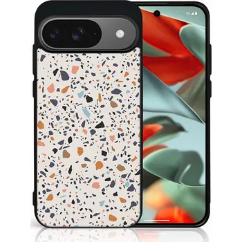 Pouzdro na tablet VSECHNONAMOBIL 99370 MY ART Ochranný kryt pro Google Pixel 9 BEIGE TERRAZZO (162)