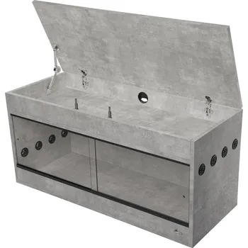 Terárium Diversa Diversa dřevěné terárium 100x40x52 cm beton