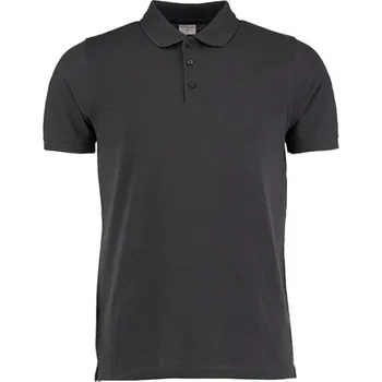 Pánské tričko Kustom Kit Pánské polo triko KK408 Graphite -Solid XXL