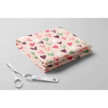 Softshell letní, Šrafovaná srdíčka Barva: Růžová