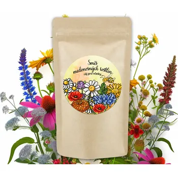 Travní směs MIX MEDONOSNÝCH KVĚTIN, RÁJ PRO VČELKY hmotnost: 250 g