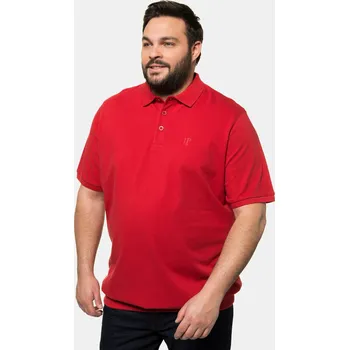 Pánská košile JP1880, Plus size Polokošile, kolekce Basic, pohodlný břišní střih, piké, XXL do 10XL pro plnoštíhlé nadměrná velikost, 712617530-1455, červený, 6XL, Plus size oblečení, Oblečení pro vysoké muže, Nadměrné velikosti, Oblečení pro plnoštíhlé.
