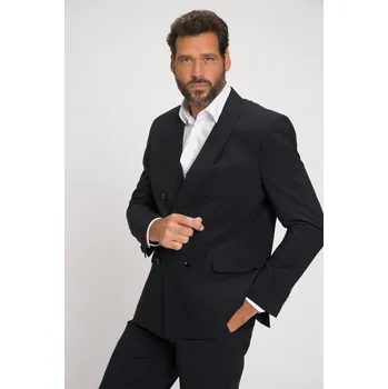 Dámské sako JP1880, Plus size Sako, kolekce Business, modulární systém Zeus, dvouřadé, FLEXNAMIC®, do vel. 72/36 pro plnoštíhlé nadměrná velikost, 790757100-1881, černý, 54, Plus size oblečení, Oblečení pro vysoké muže, Nadměrné velikosti, Oblečení pro plnoštíhlé.