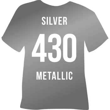 Polep vozidla POLI-FLEX PREMIUM 430 Silver Metallic š. 0.5m