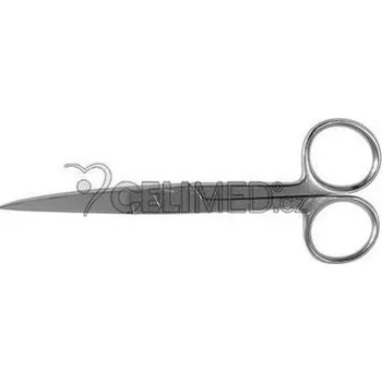 Nůžky na nehty a kůžičku Nůžky zahnuté, hrotnaté 14cm CELIMED