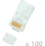 DATACOM Konektor RJ45 UTP 8p8c Cat6 drát 100ks