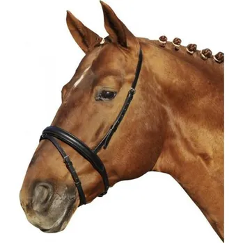 Vybavení pro koně Nánosník HKM London anglický kombinovaný cob černá