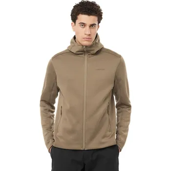 Pánská mikina Salomon Essential Midfleece FZ M LC2293400 - shitake XL