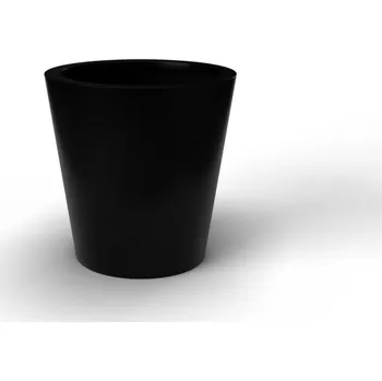 Květináč Květináč CALIPPO XL, sklolaminát, výška 100 cm, černá