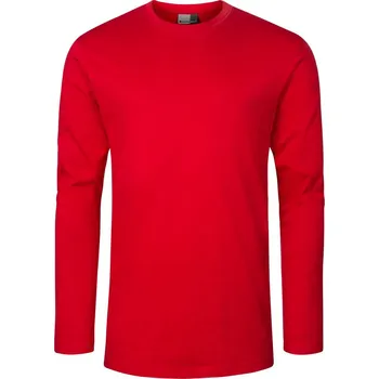 Pánské tričko Promodoro Pánské prémiové triko s dlouhým rukávem Barva: Červená, Velikost: L