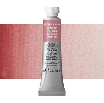 Vodová barva Akvarelová barva Winsor & Newton Professional, 5ml - Potter's Pink