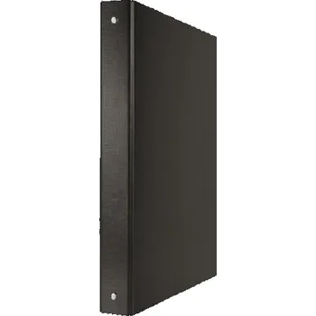 Karton PP 4 kroužkový pořadač Donau,A4, 4,5 cm, černý,O-mechanika