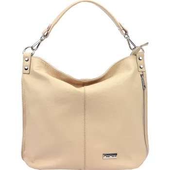 Kabelka Kožená kabelka přes rameno MiaMore 01-053 růžová