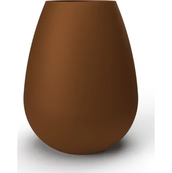 Květináč Květináč OLIVE L, sklolaminát, výška 80 cm, hnědá