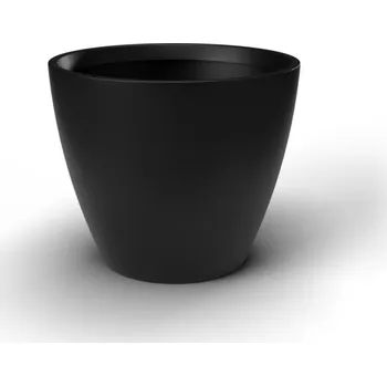Květináč Květináč ERA XL, sklolaminát, výška 98 cm, černá