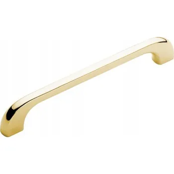 Nábytkové kování Nábytková úchytka GAMET UU05-160-G3, lesklá zlatá