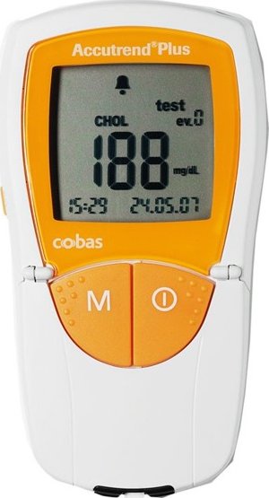 Roche Accutrend Plus měřící přístroj na měření cholesterolu