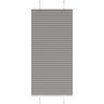 vidaXL Plisovaná roleta 60x150 cm Šířka látky 59,4 cm [4015084] Barva: antracitová