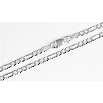 Řetízek Stříbrný řetízek figaro 3+1 57750F