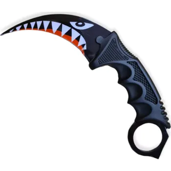 Kuchyňský nůž Foxter Nůž KARAMBIT CS:GO 19,5 cm, různé barvy Vyber barvu :: Vzor:Žralok