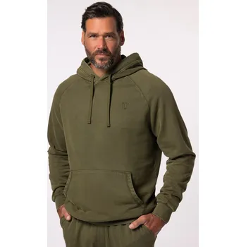 Pánská mikina JP1880, Plus size Mikina s kapucí JP1880, kolekce domácího oblečení, vintage vzhled, do 8XL pro plnoštíhlé nadměrná velikost, 832521640-1455, hnědý, 6XL, Plus size oblečení, Oblečení pro vysoké muže, Nadměrné velikosti, Oblečení pro plnoštíhlé.