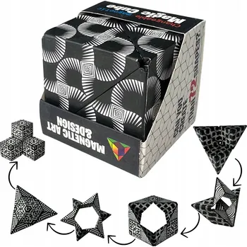 Hlavolam Magnetická kostka hlavolam Magic Cube Logická hra Fidget Antistresová