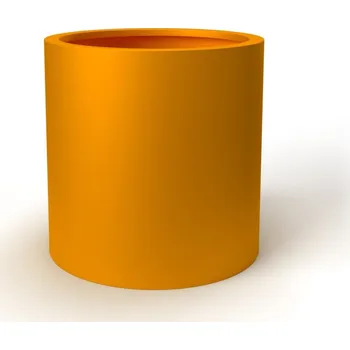 Květináč Květináč CYLINDER M, sklolaminát, výška 50 cm, oranžová