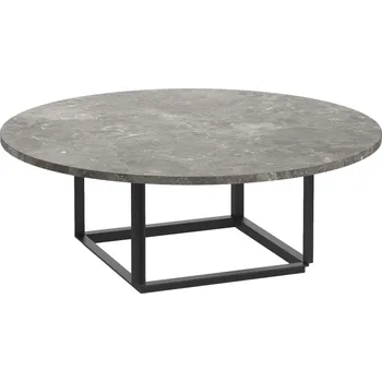 Konferenční stolek NEW WORKS Konferenční stolek Florence Ø90, Black / Gris du Marais Marble