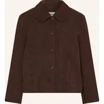 Ba&Sh Dámská Kožená Bunda Milas, tmavě hnědá, 32