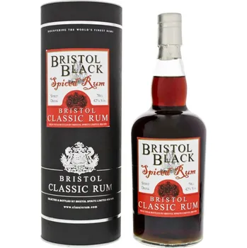 Rum Bristol Black Spiced Rum 42% 0,7 l (tuba)