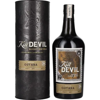 Rum Hunter Laing Kill Devil Guyana Single Cask Rum 24y 46% 0,7 l (tuba)