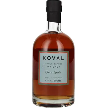 Whisky Koval FOUR GRAIN Single Barrel Whiskey 47% 0,5 l (holá lahev)