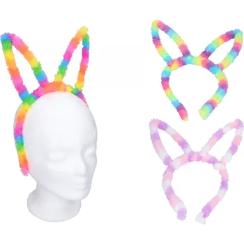 Karnevalový kostým Set karneval - čelenka uši MIX barev