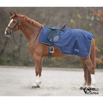 Deka pro koně Bederní deka Waldhausen -COMFORT- - Tmavě modrá - Full