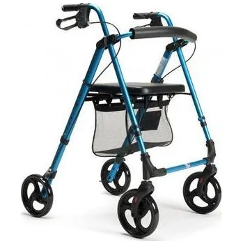 Chodítko pro seniory Chodítko čtyřkolové skládací ECO-PLUS šedé