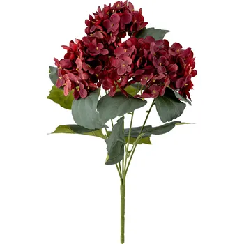 umělá květina Bloomingville, Umělá květina Bloomingville hortensie 38 cm červená - Formadore