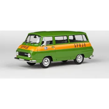 Plastikový model Abrex Škoda 1203 (1974) - Spoje - zelená