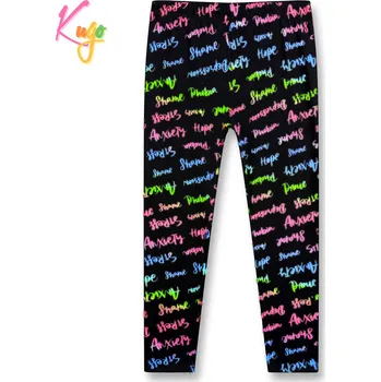 Dětské legíny KUGO SL0401 černé vel.146,152,158,164