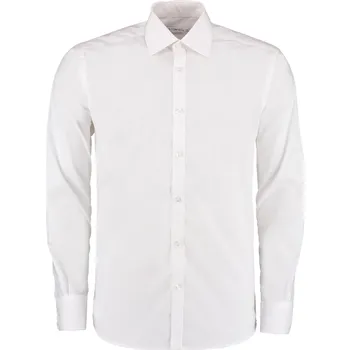 Pánská košile Kustom Kit Pánská slim fit košile KK192 White 43 (17)