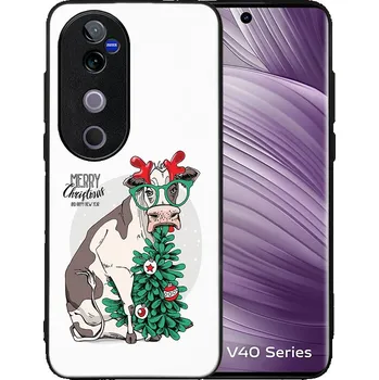 Vánoční dekorace VSECHNONAMOBIL 99037 MY ART Kryt s vánočním designem Vivo V40 5G MERRY CHRISTMAS (074)