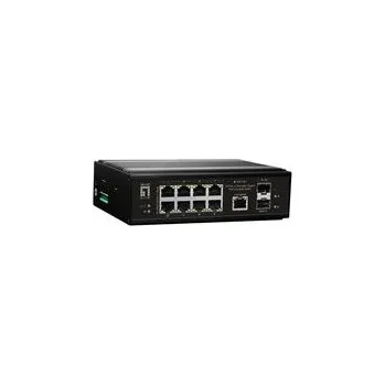 Switch LevelOne Switch 8x GE IGP-1061 2xGSFP 240W 8xPoE+